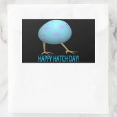 Sticker Rectangulaire Jour de Hatch (Sac)