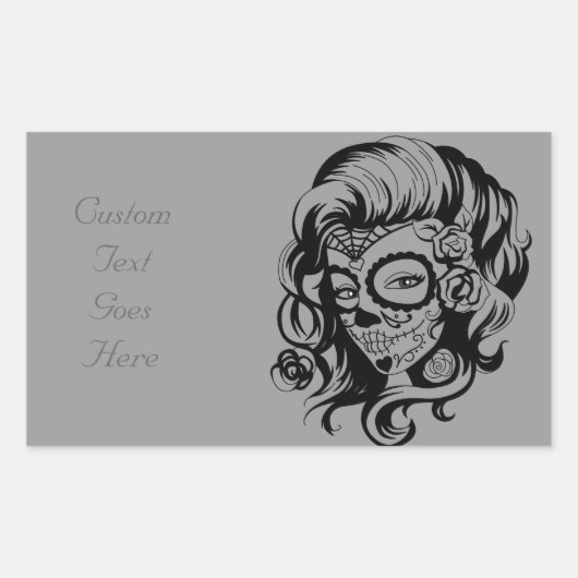 Sticker Rectangulaire Jour de la beauté morte (Devant)