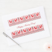 STICKER RECTANGULAIRE JOUR DE LA TURQUIE (Enveloppe)