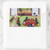 Sticker Rectangulaire Jour de l'An japonais (Sac)