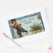 Sticker Rectangulaire Jour de Noël (Enveloppe)