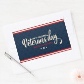 Sticker Rectangulaire Jour des anciens combattants (Enveloppe)