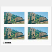Sticker Rectangulaire Jour d'été à Kotor - Monténégro (Feuille)