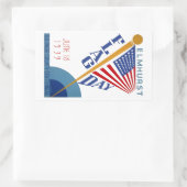 Sticker Rectangulaire Jour du drapeau (Sac)