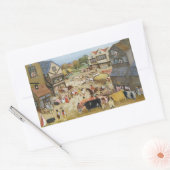 Sticker Rectangulaire Jour du marché (Enveloppe)