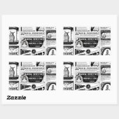 Sticker Rectangulaire journal déplaisant (Feuille)