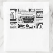 Sticker Rectangulaire journal déplaisant (Sac)