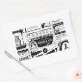 Sticker Rectangulaire journal déplaisant (Enveloppe)