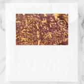 Sticker Rectangulaire Journal Rock American Indian Utah (Sac)