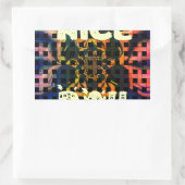 Sticker Rectangulaire Journée agréable (Sac)