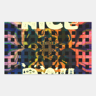Sticker Rectangulaire Journée agréable