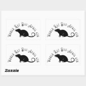 Sticker Rectangulaire Journée mondiale du rat (Feuille)