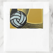 Sticker Rectangulaire Jours dorés - (Sac)
