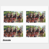 Sticker Rectangulaire jours muets (Feuille)