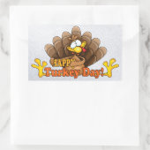 Sticker Rectangulaire joyeuse turquie journée turquie (Sac)
