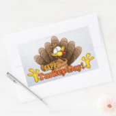 Sticker Rectangulaire joyeuse turquie journée turquie (Enveloppe)