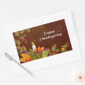 Sticker Rectangulaire Joyeuses fêtes (Enveloppe)