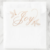 Sticker Rectangulaire Joyeuses vacances (Sac)