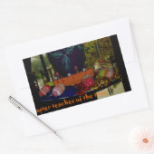 Sticker Rectangulaire Joyeux Amour de Pâques Foi et souhaits d'espoir (Enveloppe)