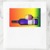 Sticker Rectangulaire joyeux anniversaire (Sac)