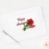 Sticker Rectangulaire Joyeux anniversaire (Enveloppe)