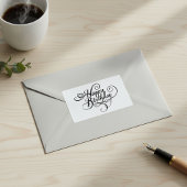 Sticker Rectangulaire Joyeux anniversaire