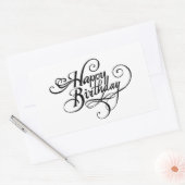 Sticker Rectangulaire Joyeux anniversaire (Enveloppe)