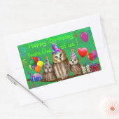Sticker Rectangulaire Joyeux anniversaire de Owl of us ! (Enveloppe)