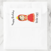 Sticker Rectangulaire Joyeux anniversaire Little Rani (Sac)
