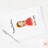 Sticker Rectangulaire Joyeux anniversaire Little Rani (Enveloppe)