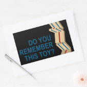 Sticker Rectangulaire joyeux anniversaire (papier déchiré) (Enveloppe)