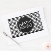 Sticker Rectangulaire joyeux anniversaire (studioSquares) (Enveloppe)