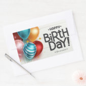 Sticker Rectangulaire Joyeux anniversaire ! Vous êtes spécial ! (Enveloppe)