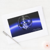Sticker Rectangulaire Joyeux ballon de noël (Enveloppe)
