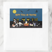 Sticker Rectangulaire Joyeux coup ou traitement ! (Sac)