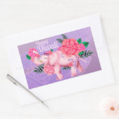 Sticker Rectangulaire Joyeux Diwali   (Enveloppe)