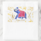 Sticker Rectangulaire Joyeux Diwali    (Sac)