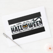 Sticker Rectangulaire Joyeux Halloween (Enveloppe)