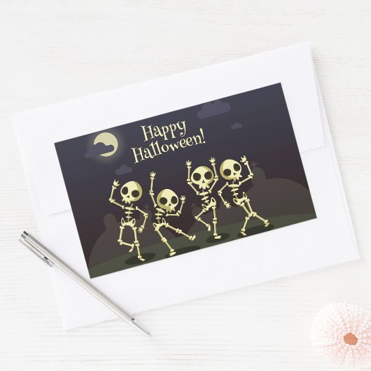 Sticker Rectangulaire Joyeux Halloween