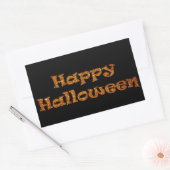 Sticker Rectangulaire Joyeux Halloween (Enveloppe)
