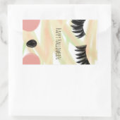 Sticker Rectangulaire Joyeux Halloween maman Doddle Main tirée (Sac)