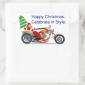 STICKER RECTANGULAIRE JOYEUX NOËL (Sac)