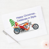 STICKER RECTANGULAIRE JOYEUX NOËL (Enveloppe)