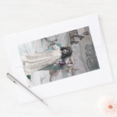 Sticker Rectangulaire Joyeux Noel (Enveloppe)