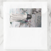 Sticker Rectangulaire Joyeux Noel (Sac)