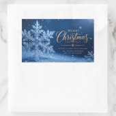 Sticker Rectangulaire Joyeux Noël (Sac)