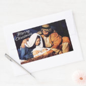 Sticker Rectangulaire Joyeux Noël (Enveloppe)