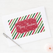 Sticker Rectangulaire Joyeux Noël (Enveloppe)