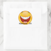 Sticker Rectangulaire Joyeux rire (Sac)