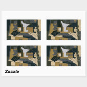 Sticker Rectangulaire Juan Gris - Broyeur de café (Feuille)